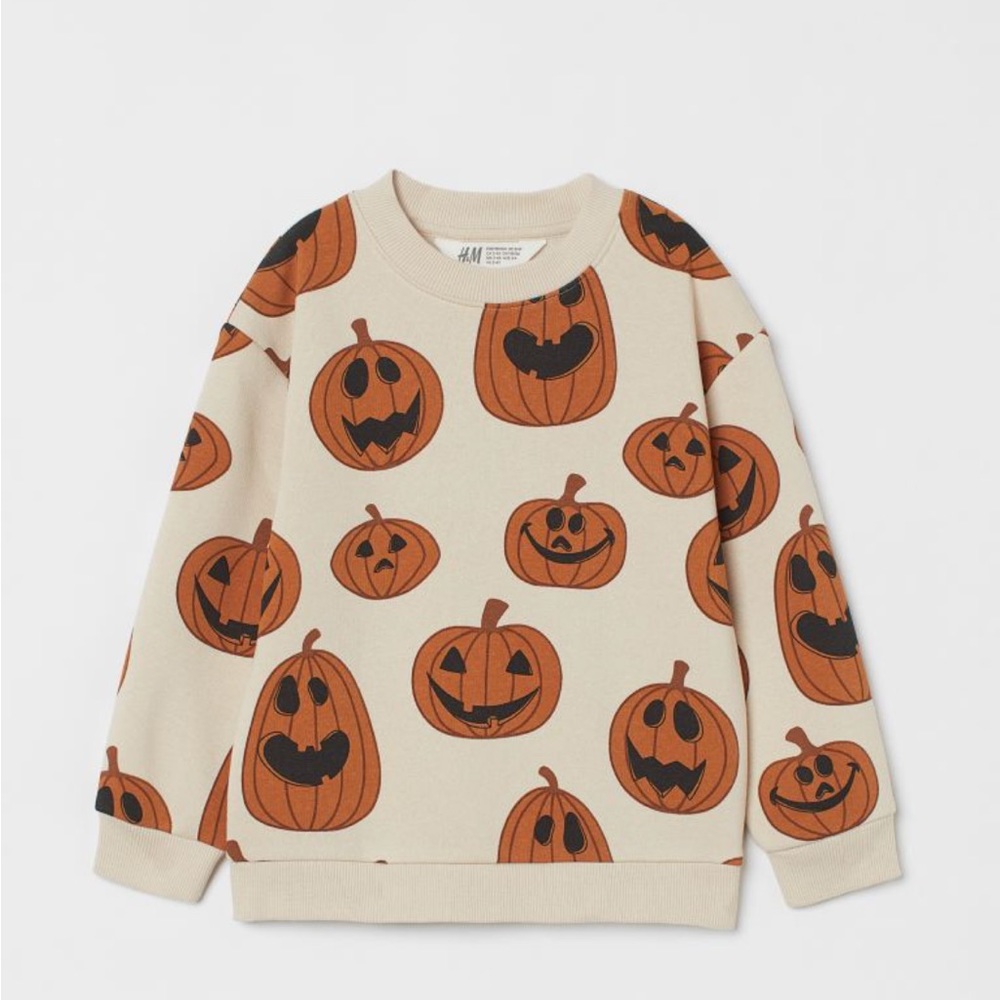 H&M Pumpkin Sweater NWT 5T/6
